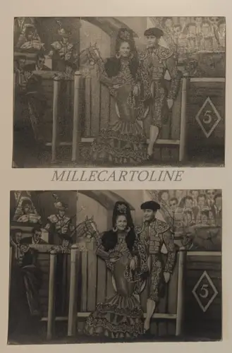 CORRIDA BAILAORA & MATADOR CUTOUTS - 2 J. Barbera Barcelona Photographs