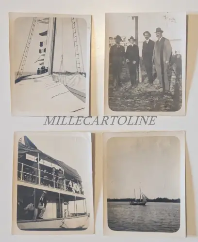 SÜDAMERIKA PARANÀ ROSARIO SANTA FE DAMPFBOOT - 4 kleine Fotografien 1917