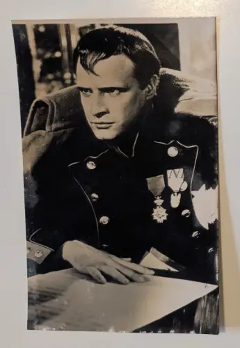 MARLON BRANDO IN DESIRÉE - Hispano Fox Films Photograph