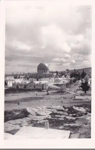 PALÄSTINA - Moschee von Omar, Jerusalem, Fotopostkarte