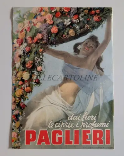 STROHHALME - Aus Puderblumen und Parfums, Mundstück, Werbekarton