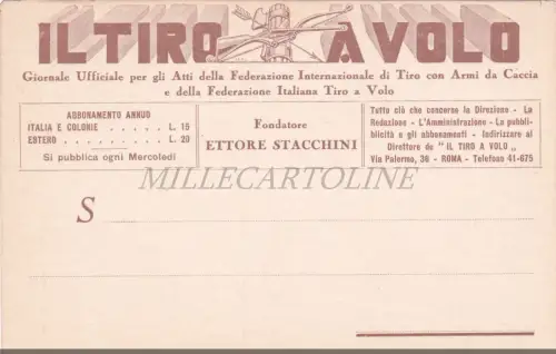 DAS FLUGSCHIESSEN - Amtszeitung Schießen Jagd- und Flugwaffen, Postkarte