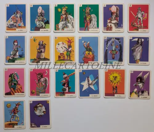BACI PERUGINA - 20 Tarot Deck, unvollständig