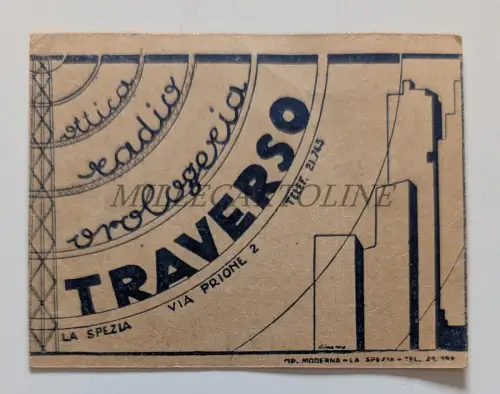 OPTIK RADIO HOLOGERIA TRAVERSO LA SPEZIA - Hommage Teatro Civico Calcagno