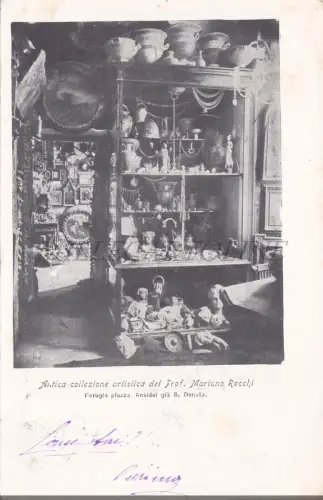 ANTIKE KUNSTSAMMLUNG PROF. MARIANO ROCCHI PERUGIA - Postkarte 1900