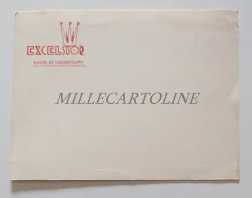 EXCELSIOR BAGNI DI CHIANCIANO - Karton