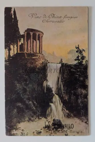 VINO DI CHINA FERRUGINOSO J. SERRAVALLO TRIESTE BARCOLA - Karton