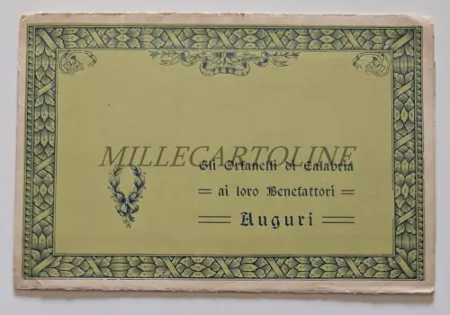 GRUSS DER KALABRISCHEN WAISENKINDER AN IHRE WOHLTÄTER Kalender 1913 Polystena