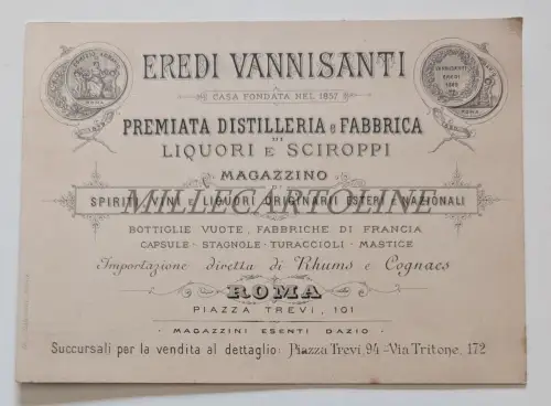 EREDI VANNISANTI DESTILLERIA E FACTORY LIQUORI E SIRUPI ROM - Karton