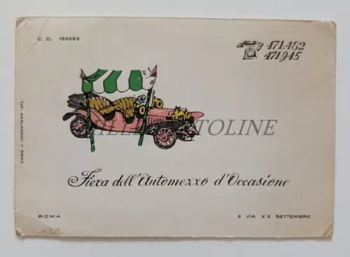 FIERA DELL'AUTOMOMEZZO D'OCASIONE ROM - Karton