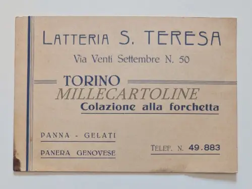 LATTERIA S. TERESA PANNA EIS PANERA GENOVESE TORINO - Karton