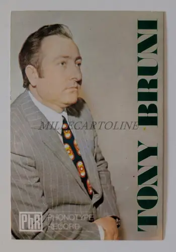 PHONOTYPE RECORD - Karton mit 33 Umdrehungen und 45 Umdrehungen von Tony Bruni