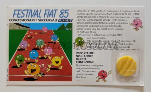 FESTIVAL FIAT 85 - Karton mit Glücksmaschine