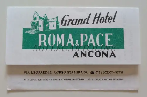 GRAND HOTEL ROMA & PACE - Faltbar mit Karte