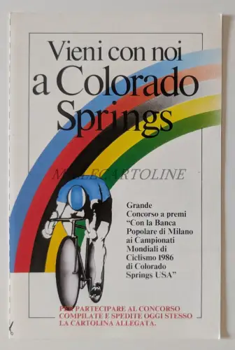 KOMMEN SIE MIT UNS NACH COLORADO SPRINGS - BPM Karton Rad-WM 1986