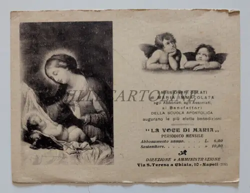 DIE STIMME MARIAS OBLATENMISSIONARE DER UNBEFLECKTEN MARIA - Kalender 1928