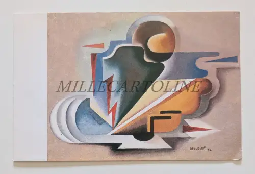 MINO DELLE SITE AEROPITTORE FUTURISTA - Einladung Ausstellung Galerie Turin