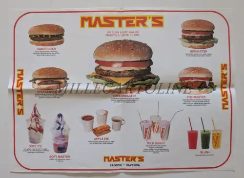 MASTER'S - Menü mit Fotos, Hamburger, Padua & Ravenna, Sandwichwiche