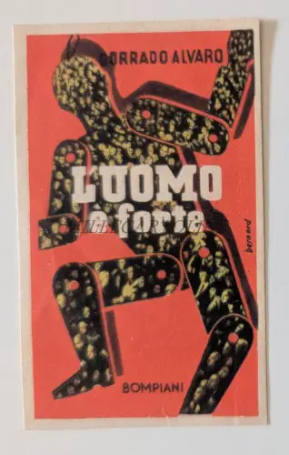 DER MANN IST STARK CORRADO ALVARO BOMPIANI - Werbezettel Bernard