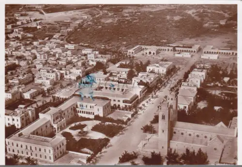 SOMALIA - Viale, Federazione Fasci Combattimento, Photo Postcard Aviazione