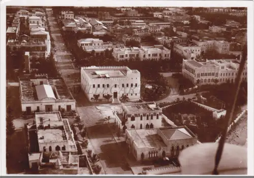 SOMALIA - Garesa, Föderation der Kampfbündel, Foto Postkarte Luftfahrt