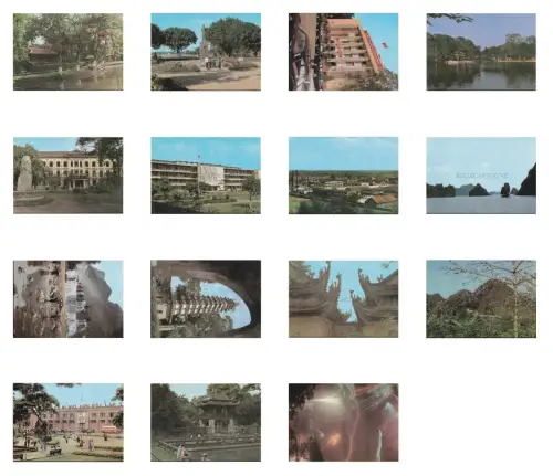 VIETNAM - Hanoi, Ha Long Bay, Cao Bang, Nam Ha, Ha Tay, Haiphong, 15 Postkarten