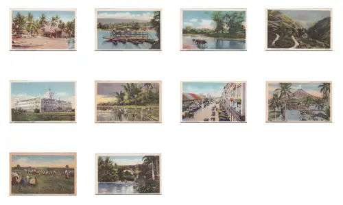 PHILIPPINEN - Nipa, Benguet, University St. Thomas Manila, Rizal 10 Ed.Postcards