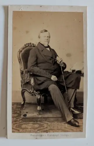 KARL BERNHARD SACHSEN-WEIMAR-EISENACH - Prinz, Brandseph Stuttgart Foto CDV