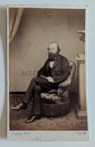 FÉLIX BOVET - Theologe, Vuagnat Genève Foto CDV