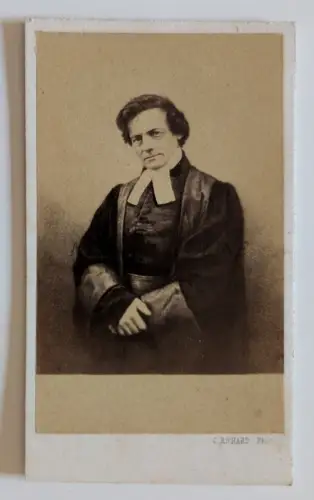 ADOLPHE MONOD - Pastor und Theologe, C. Richard Geneve Foto CDV