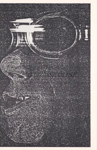 AVANTGARDE POSTKARTE - G. Fivel, Elektrographisches Selbstporträt, Enrico Sturani