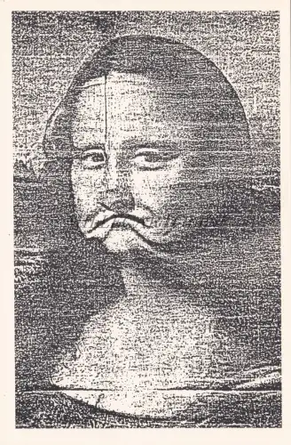 AVANTGARDE POSTKARTE - Céjar, elektrographierte Monrico Sturani