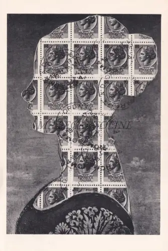 AVANTGARDE POSTKARTE - Canulart, Wiedererkennbarkeitstest, Enrico Sturani