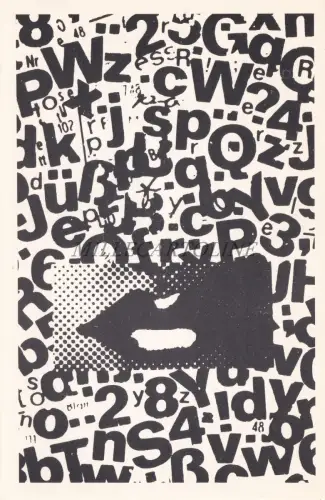 AVANTGARDE POSTKARTE - Guillermo Deisler, Visual Poem - Enrico Sturani