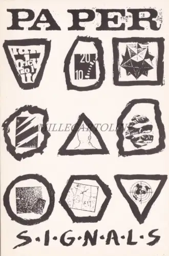 MADE IN ITALY POSTCARD - Serse Luigetti, Paper Signals, Sestili Ed.