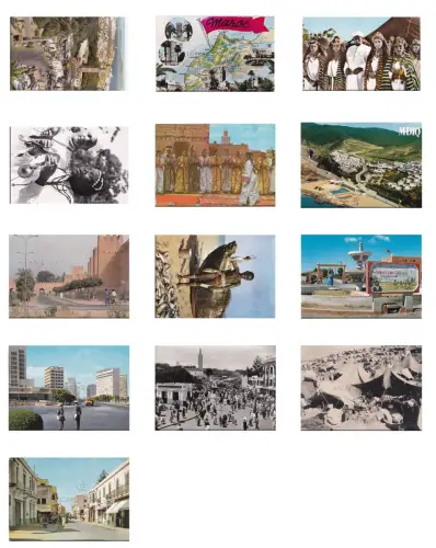 MAROKKO - Tanger, Tetuan, Casablanca, Kostüme, Ansichten, 13 Postkarten