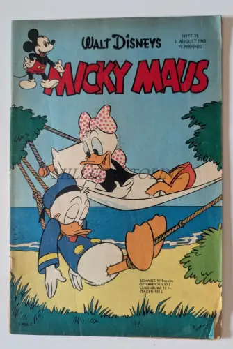 WALT DISNEY MICKY MAUS - Mickey Mouse, Heft 31 3 August 1963