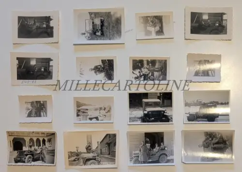 MILITÄR JEEP - Deutschland, Texas, verschiedene Orte, 39 kleine Fotos 194x WWII