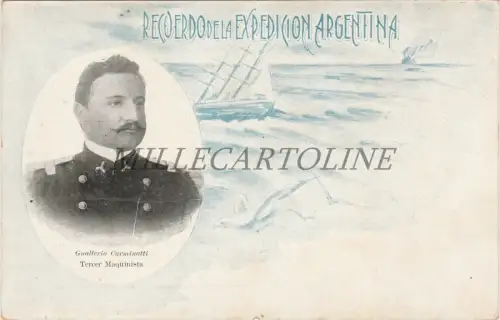 POLO - Erinnerung an die Argentinien-Expedition 1903 Uruguay Corvette - Carminatti
