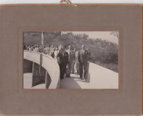 * ARGENTINIEN - Staudammeinweihung - Vizepräsident Isaac Francisco Rojas Foto 1958