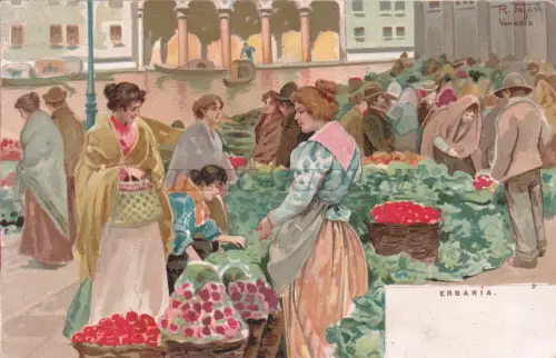 VENEDIG - Herbaría, Tafuri, Postkarte