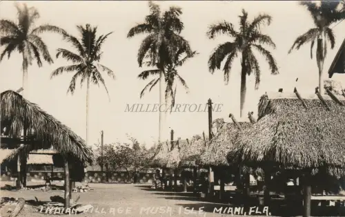 FLORIDA - Miami - Indian Village Musa Isle - Echtfoto Postkarte
