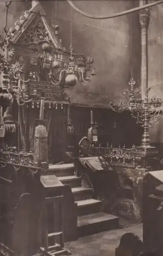 JUDAICA - Prager Ghetto Altneusynagoge Prag Prag Praha Foto Postkarte