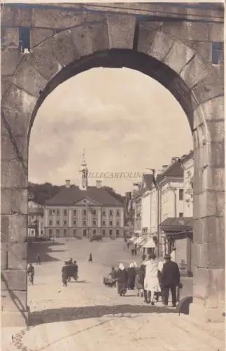EESTI ESTONIA - Tallinn - Echtfoto Postkarte RPPC 1930 Major Oskar Kurvits