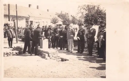 UNGARN - Szombathely - Feuerwache aus erster Stein 1939 Foto-OSTKARTE