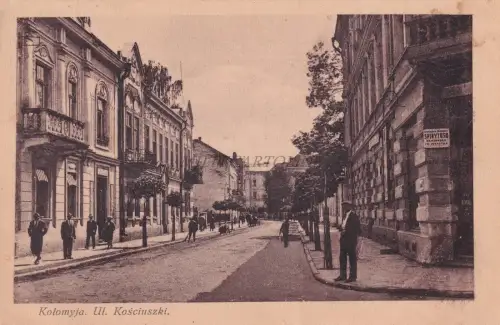 UKRAINE - Kolomyja Коломия - Ul.Kosciuszki 1934 Postkarte