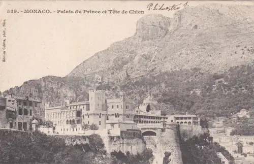 FRANKREICH - Monaco - Le Palais du Prince et Tete de Chien