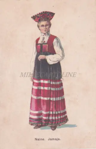 ESTLAND - Zwerg, Jamaja, Nationalmuseum Tartu, Postkarte