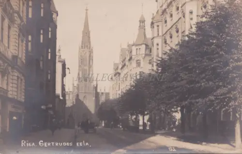 LETTLAND - Riga, Gertrudes Eeia, Fotopostkarte