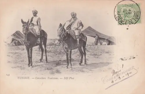 TUNESIEN - Tunesische Ritter 1901